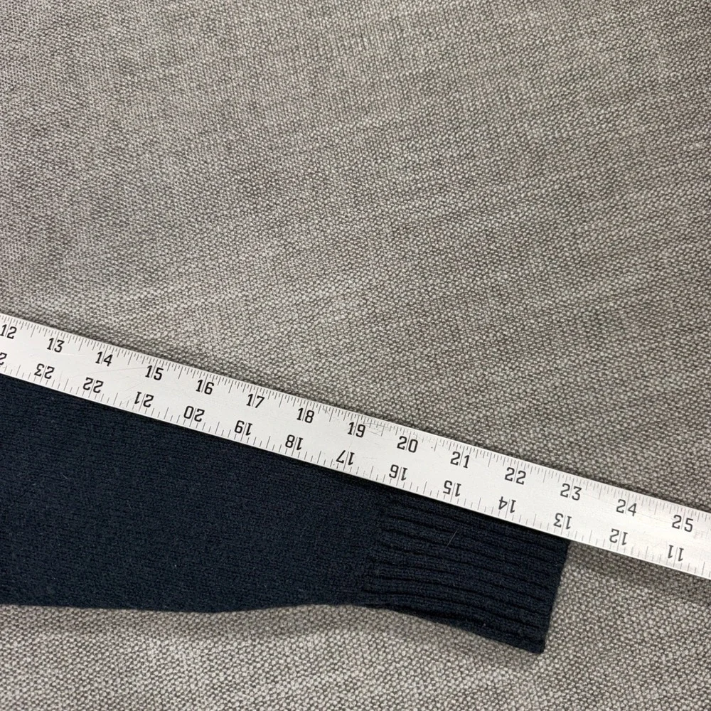 Banana Republic V-Neck‎ Sweater Womens XS Petite Navy Blue Excellent Raglan Knit